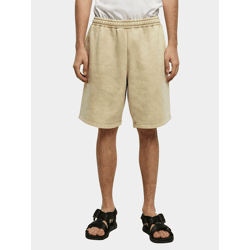 lässige Urban Classics Herren Shorts Kordelzug Taschen 360 g/m² mit Baumwolle Beige