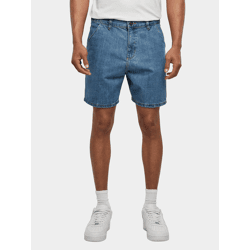 lässige Urban Classics Herren Shorts Taschen gesteppt mit Baumwolle Blau