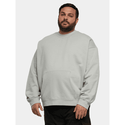 weiches URBAN CLASSICS Herren Sweatshirt 300 g/m² mit Baumwolle Grau
