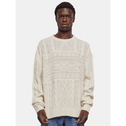 weiches Urban Classics Herren Sweatshirt 3 g/m² Beige