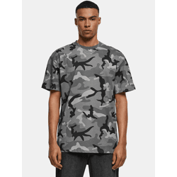 bequemes Urban Classics Herren T-Shirt Oversize 240 g/m² mit Baumwolle Camouflage