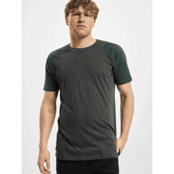 modernes Urban Classics Herren T-Shirt 140 g/m² mit Baumwolle Grau/Grün