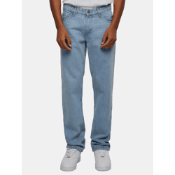 bequeme URBAN CLASSICS Herren Jeans Straight Fit Denim-Hose mit Baumwolle Blau