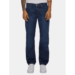 moderne URBAN CLASSICS Herren Jeans Straight Fit Kapuze mit Baumwolle Blau