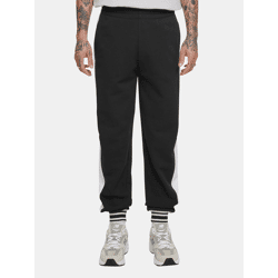 moderne Urban Classics Herren Jeans Reißverschluss Rippbündchen 300 g/m² mit Baumwolle Schwarz