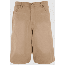 sommerliche Urban Classics Herren Shorts Denim mit Baumwolle Beige