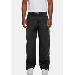 bequeme URBAN CLASSICS Herren Jeans Straight Fit mit Baumwolle Schwarz