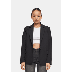 feminines Urban Classics Damen Kleid Stretch 190 g/m² Schwarz