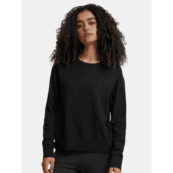 lässiges Urban Classics Damen Sweatshirt Schwarz