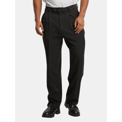 stylische URBAN CLASSICS Herren Anzugs-Hose Stretch Schwarz