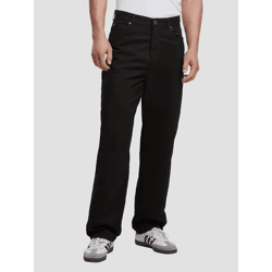 bequeme Urban Classics Herren Jeans Taschen Straight Fit mit Baumwolle Schwarz