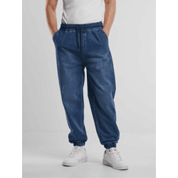 moderne URBAN CLASSICS Herren Jeans Kordelzug Taschen 450 g/m² mit Baumwolle Blau