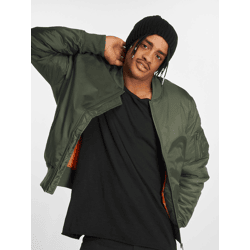 funktionale URBAN CLASSICS Herren Bomber-Jacke Übergangs-Jacke 108 g/m² Khaki