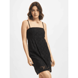 feminines Urban Classics Damen Kleid Stretch 120 g/m² Schwarz