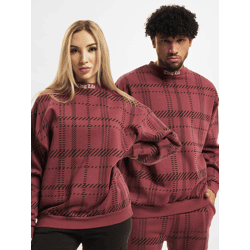 weiches Thug Life Unisex Sweatshirt Rippbündchen mit Baumwolle Rot