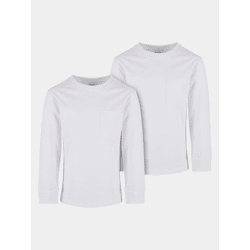 bequemes Urban Classics Unisex Sweatshirt Taschen Oversize 220 g/m² mit Baumwolle Weiß