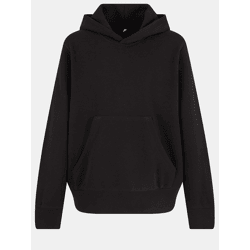 bequemer Urban Classics Unisex Hoodie Rippbündchen Kapuze mit Baumwolle Schwarz