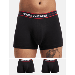 sommerliche Tommy Hilfiger Herren Shorts Stretch mit Baumwolle Schwarz
