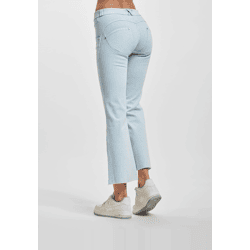moderne Freddy Damen Jeans Reißverschluss Taschen Blau