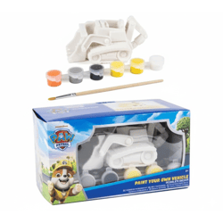 Kreatives nickelodeon PAW PATROL Malset zum Selbstgestalten Rubble´s Bagger Geschenkidee Grau/Bunt