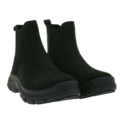 Moderne KEEN Kosa Chelsea Damen Klassische Leder-Stiefeletten Bequeme Freizeit- & Alltagsschuhe1031148 Schwarz