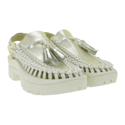 Moderne KEEN UNEEK PLT Tassel Unisex Leder Plateau-Sandalen – Stylische Freizeitsandalen mit innovativem Zwei-Kordel-Design 1030338 Champ