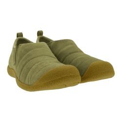 Warme KEEN Howser Harvest Herren Slipper mit Eco Anti-Odor-Technologie Echtleder-Schuhe 1026406 Beige