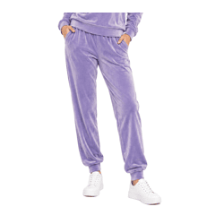 Damen Nicki-Hose weiche Lounge-Hose mit Hosentaschen für bequeme Tage - Jogginghose in Lila