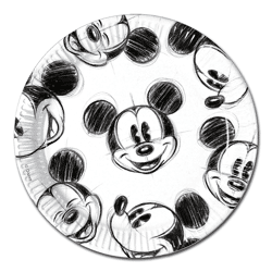 Mickey Faces - 25 paper plates 23cm