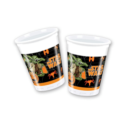 Star Wars Halloween - 8 Plastikbecher 200 ml