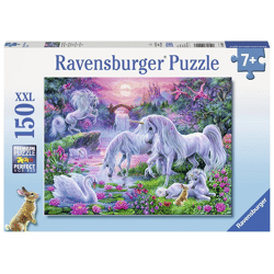 Unicorns in the sunset - XXL Puzzle 150 pieces