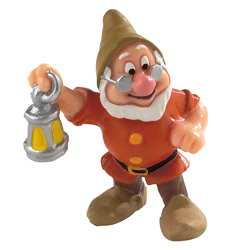Bullyland 12476 - Disney Snow White play figure dwarf boss, 5.5 cm