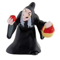 Bullyland 12485 - Disney Schneewittchen Spielfigur Hexe, 6,5cm