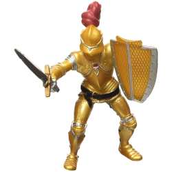 Papo 39778 - Play figure - Golden knight in armor, 7 cm