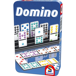 Domino - Mitbringspiel in Metalldose