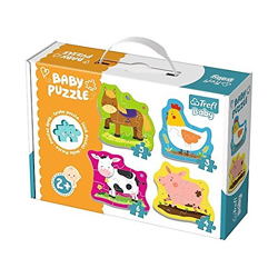 Baby Puzzle 36070 - Tiere auf dem Bauernhof 3-6 Teile