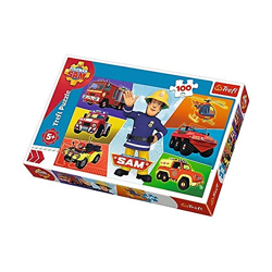 Feuerwehrmann Sam Fahrzeuge - Puzzle 100 Teile