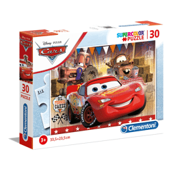 Clementoni 20255 - 30 Teile SuperColor Puzzle - Disney Cars