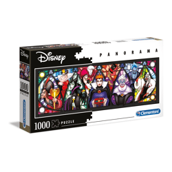 Clementoni 39516 - Disney Villains - 1000 Teile Puzzle - Panorama Collection