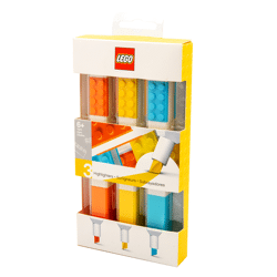 LEGO® Textmarker - 3 verschiedene Farben
