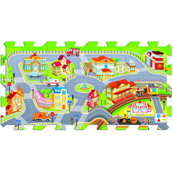 Stadt - Schaumstoff Puzzle 60696