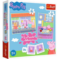 Peppa Pig - Puzzle und Memo 2in1 30+48 Teile