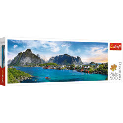 Lofoten Archipel, Norwegen - Panorama Puzzle 29500 - 500 Teile