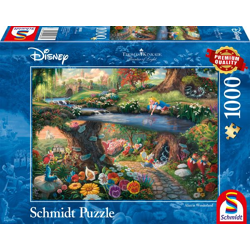 Disney, Alice in Wonderland - 1000 piece jigsaw puzzle (Thomas Kinkade)