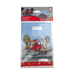 Feuerwehr - 8 Geschenkbeutel - 17 x 23 cm