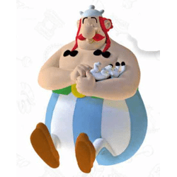 Chibi Obelix and Idefix - Money box