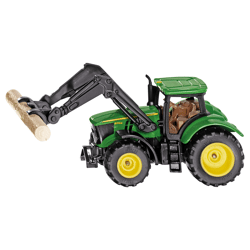 SIKU 1540 - John Deere mit Baumstammgreifer - Modellauto