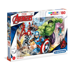 Clementoni 29295 - 180 Teile Puzzle Supercolor - The Avengers