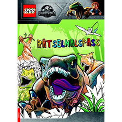 LEGO® Jurassic World Rätselmalspaß - Buch