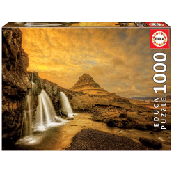 Educa Puzzle 9217971 - Kirkjufellsfoss Waterfall - 1000 Teile Puzzle